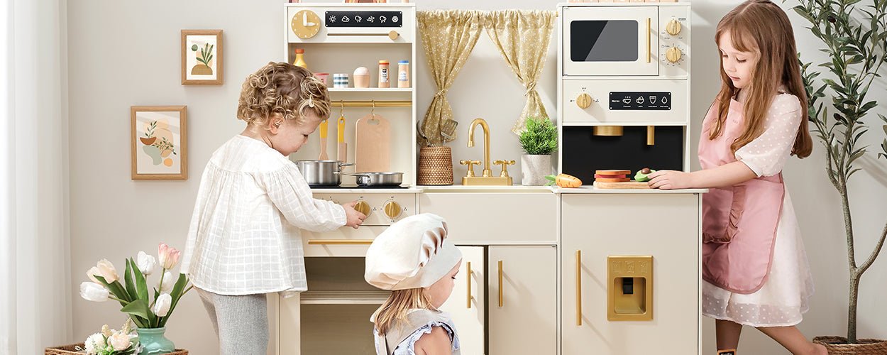 2023 Review: Create a Corner for Your Child to Fall in Love with Cooking with Tiny Land Luxury Play Kitchen - Tiny Land INC