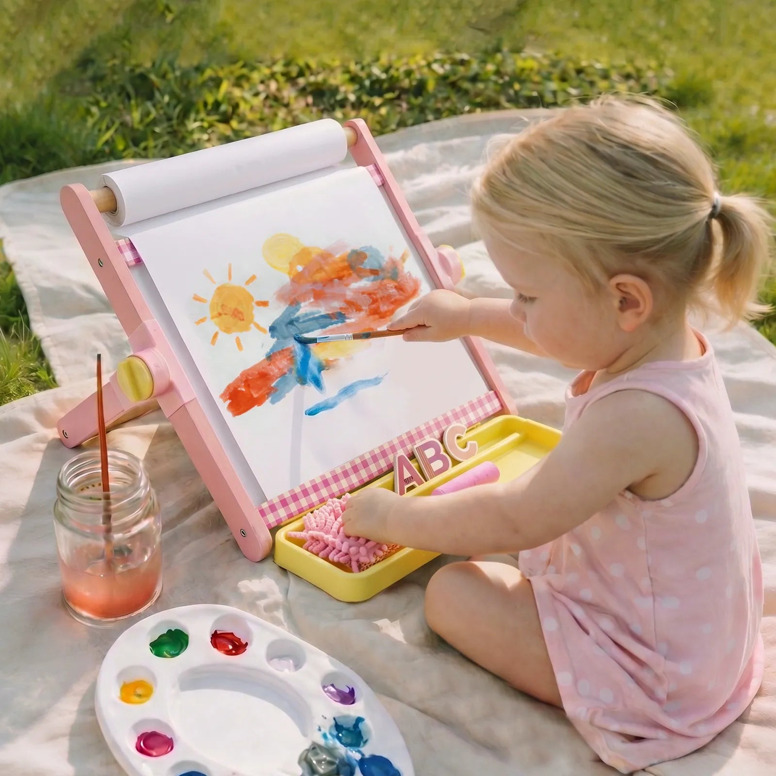Tiny Land Tabletop Easel: A Smarter Way to Keep Kids Focused—Screen-Free