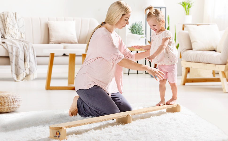Why is balance beam important for kids' development and 10 benefits why you should own one. - Tiny Land INC