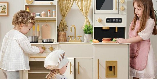 How To Build A Play Kitchen: A Fun DIY Project For Kids - Tiny Land INC