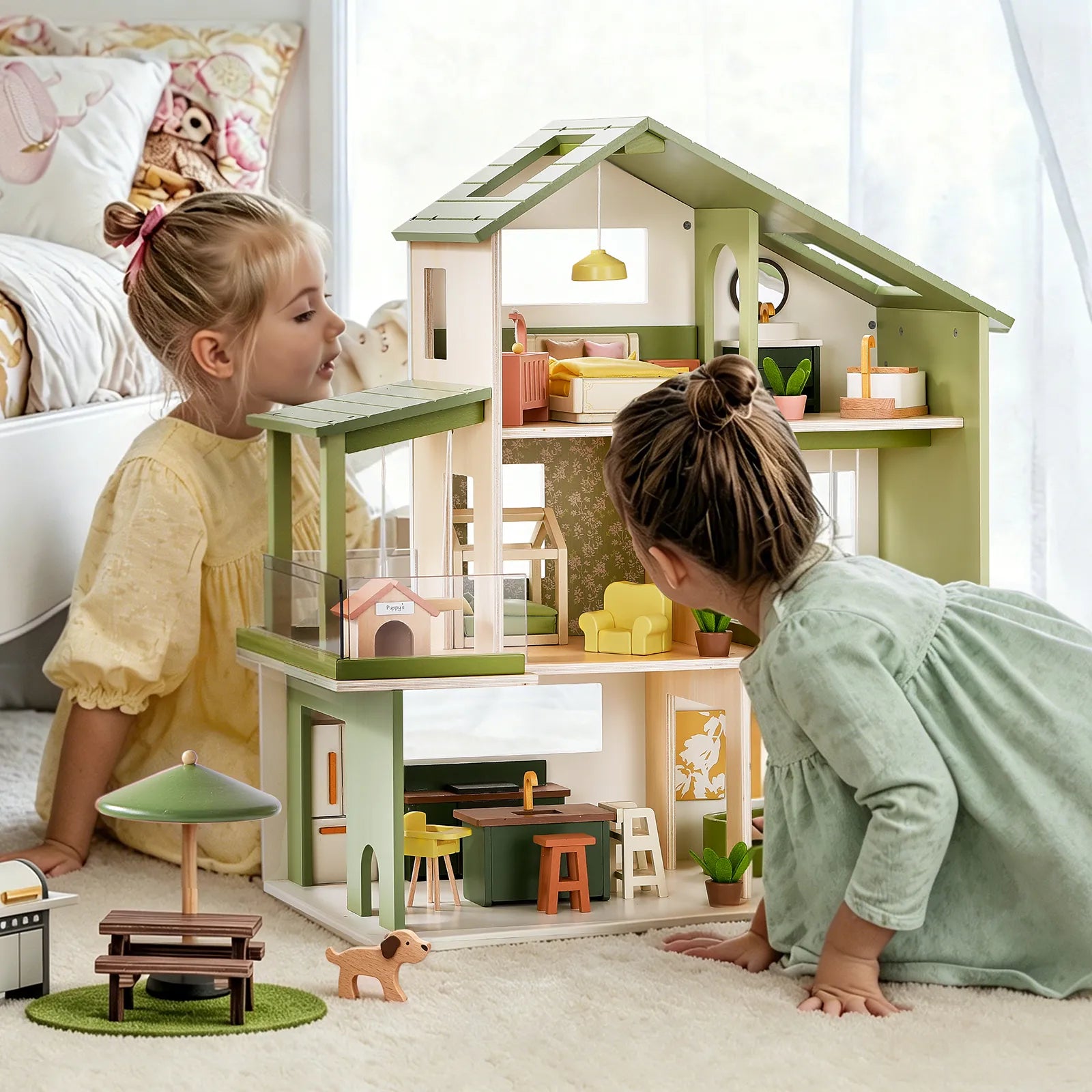 Wooden Dollhouse vs. Plastic Dollhouse: Which Is Better for Kids?