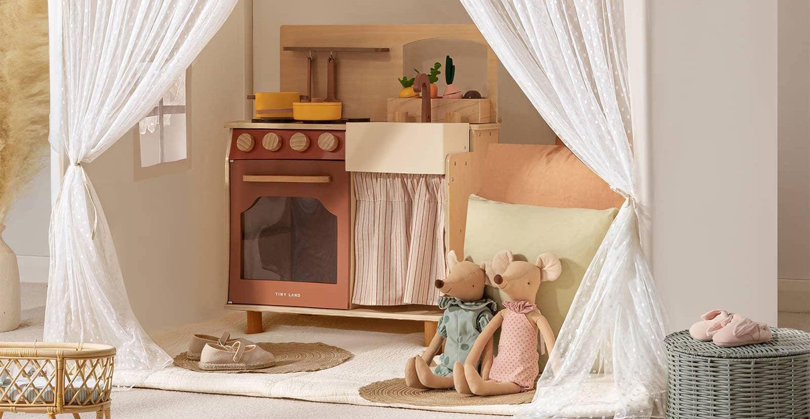 Buy Good Quality Tent White Playhouse from Tinylandus.com: Create Magical Memories for Your Kids! - Tiny Land INC