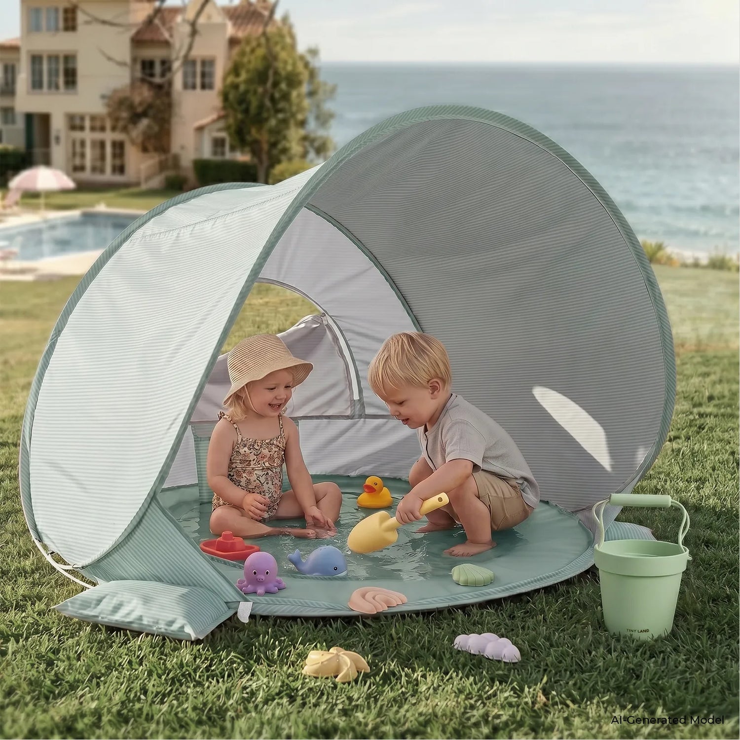 New Tiny Land Toddler Beach Tent: The Ultimate 3-in-1 Summer Travel Play Essential