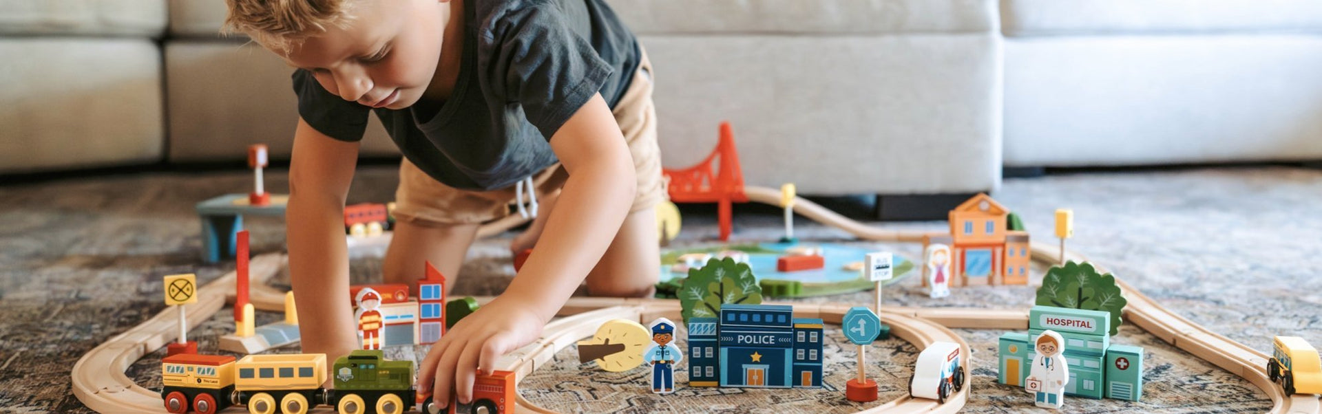 Wooden Train - Tiny Land INC