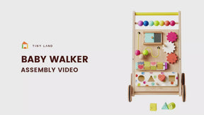 Rainbow Baby Walker & Activity Cube Developmental Playset
